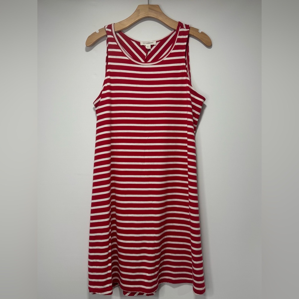 Beachlunchlounge Red and White Striped Top Sz S-P